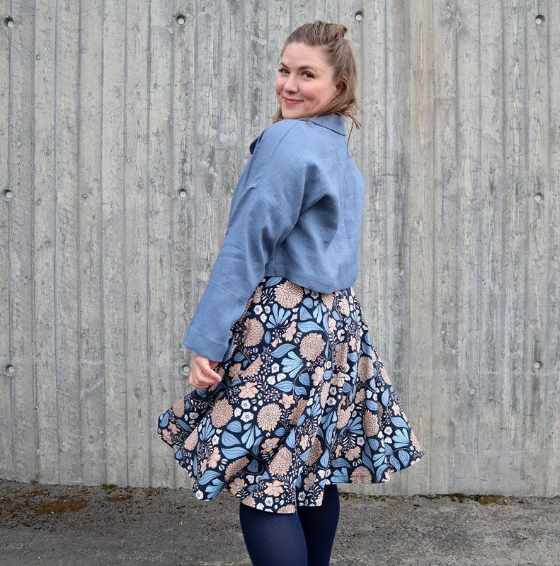 Lone Linjakke (XS – 4XL) - Papir