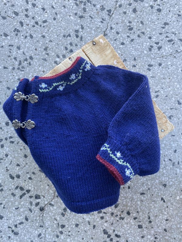 Mønster Jakke til Festdrakt fra Lofoten Barn 