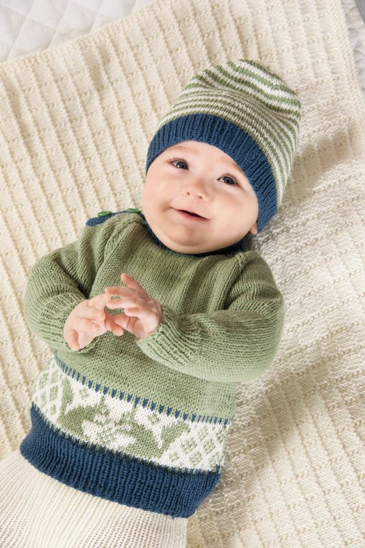 DG 359-12 Nøtteliten babyteppe