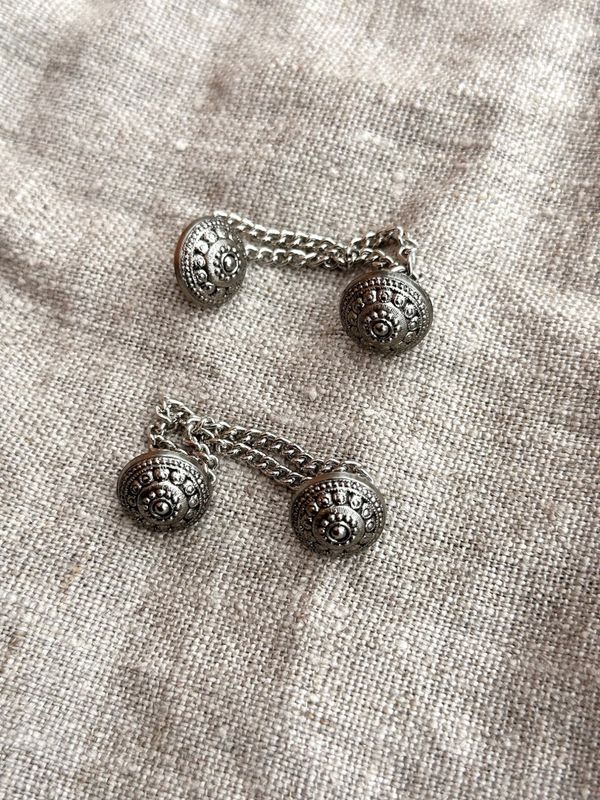 Knapper med lenke, 14 mm