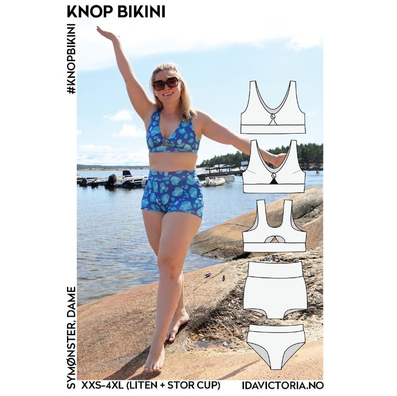 Knop Bikini (XXS – 4XL) - Papir