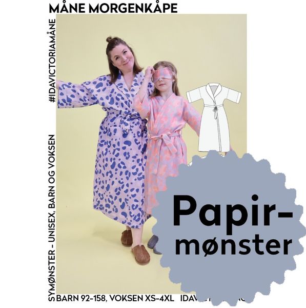 Hovedbilde Måne Morgenkåpe (Barn 92-158 ...