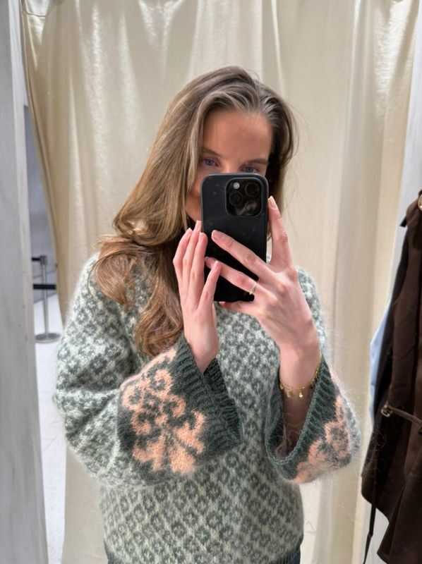 FORHDÅNDSBESTILLING Fryd Sweater - Grønn/orange