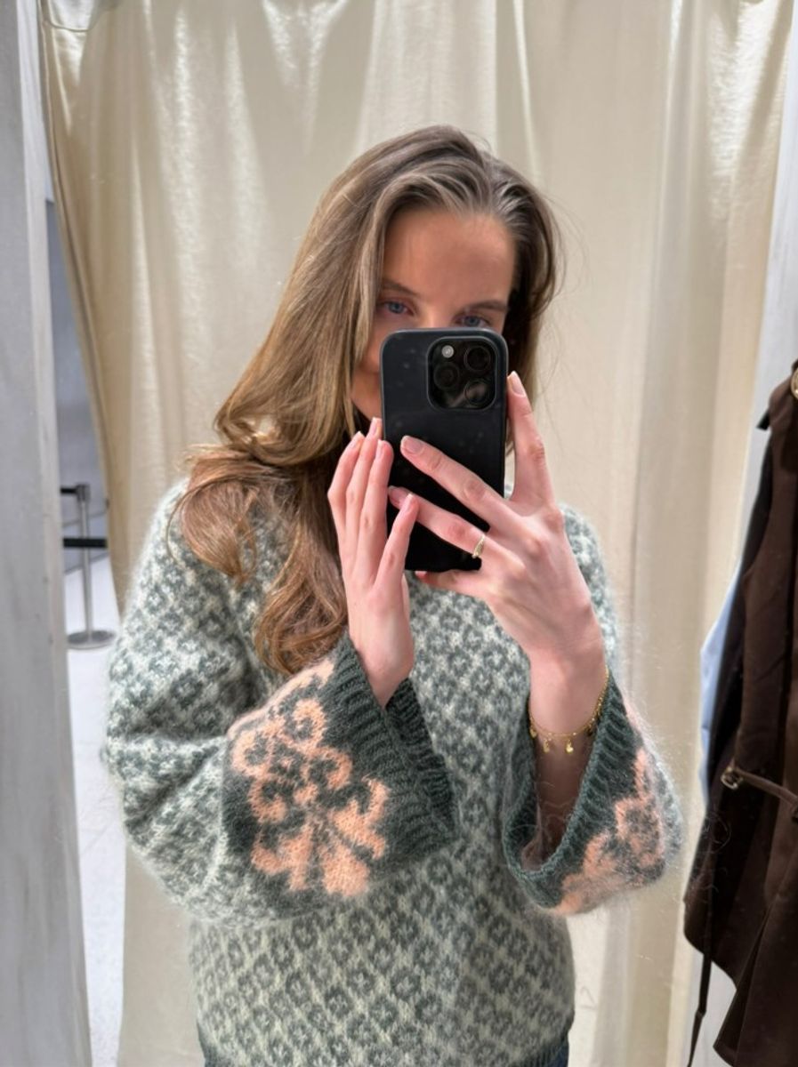 Fryd Sweater - Grønn/orange