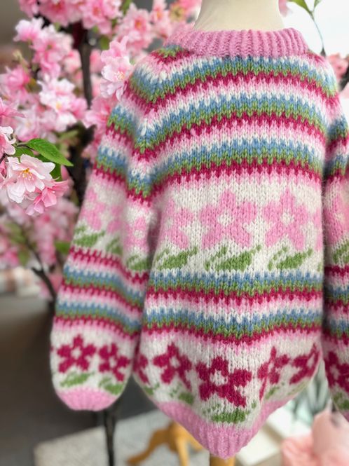 Hovedbilde Våryr genser mini - Lys Pink