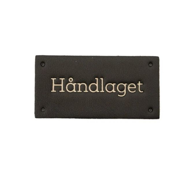 Hovedbilde Merke Sort/gull Håndlaget 