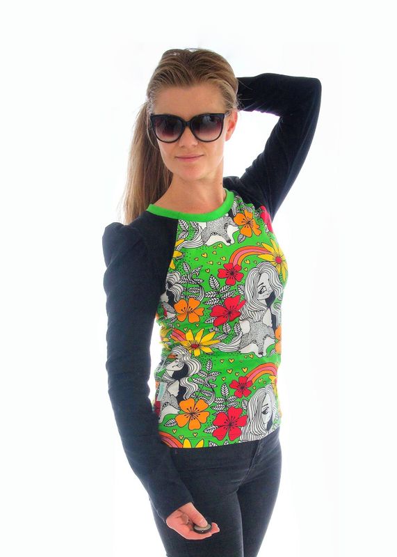 Raglan med & uten puff (XS-4XL) -Papir
