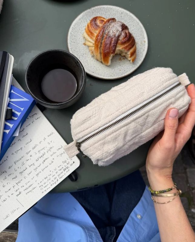 Knitter's Tool Clutch - Cloud