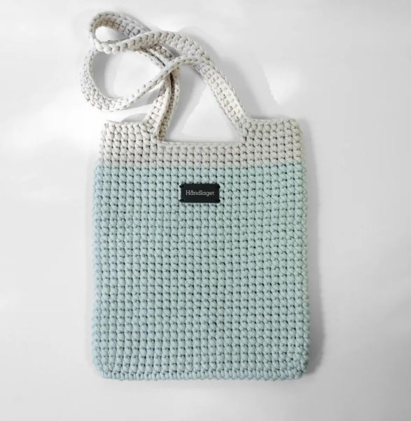 Hovedbilde Tofarget heklet veske - ...