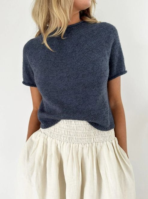 Hovedbilde Plain Yoke Tee 22 - Mandarin ...