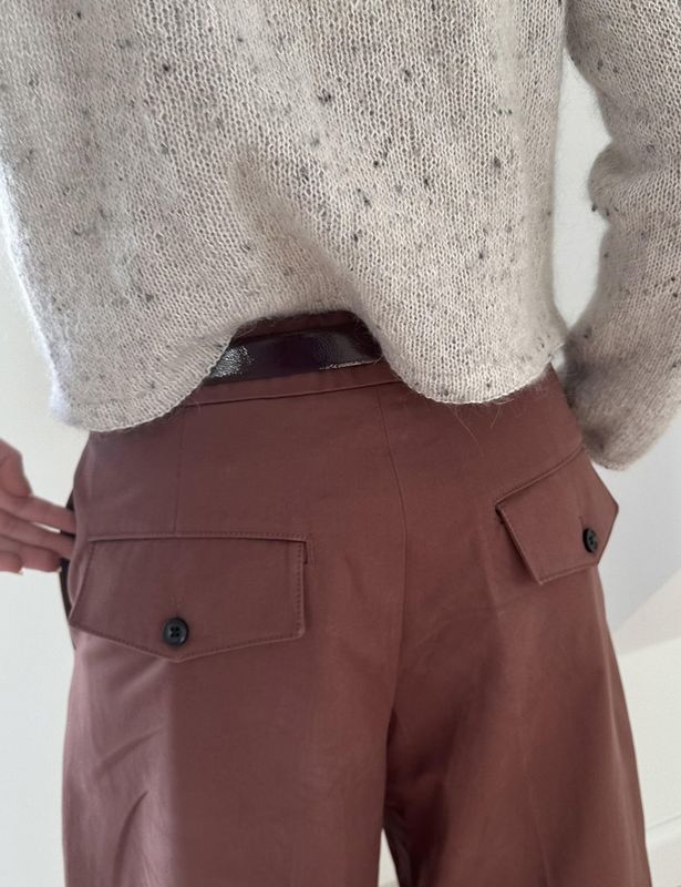 Plain Yoke Blouse