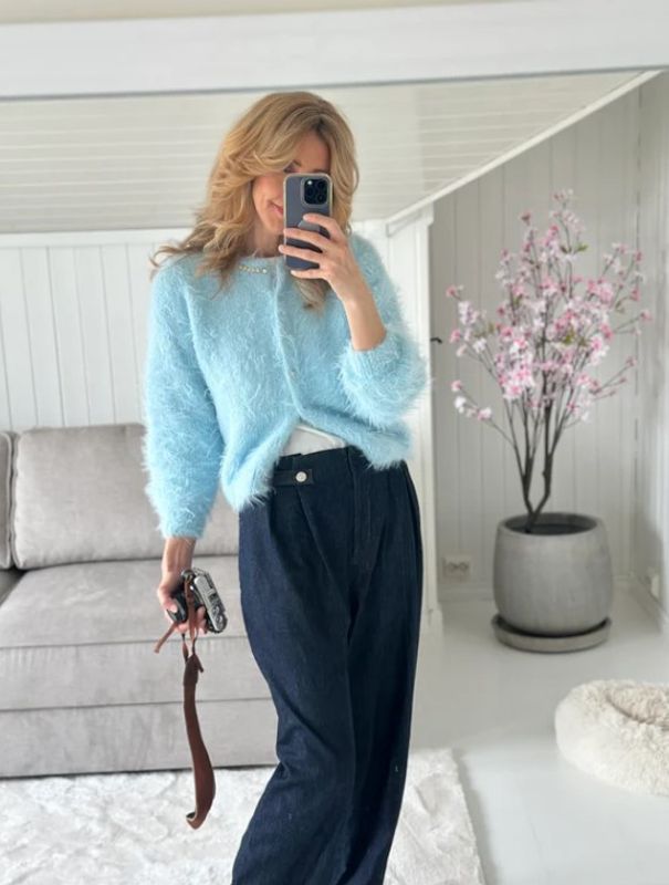 Fuzzy Cardigan
