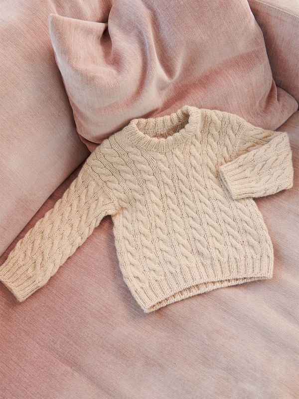 Bonnie Sweater Junior - Sisu + Alpakka Følgetråd