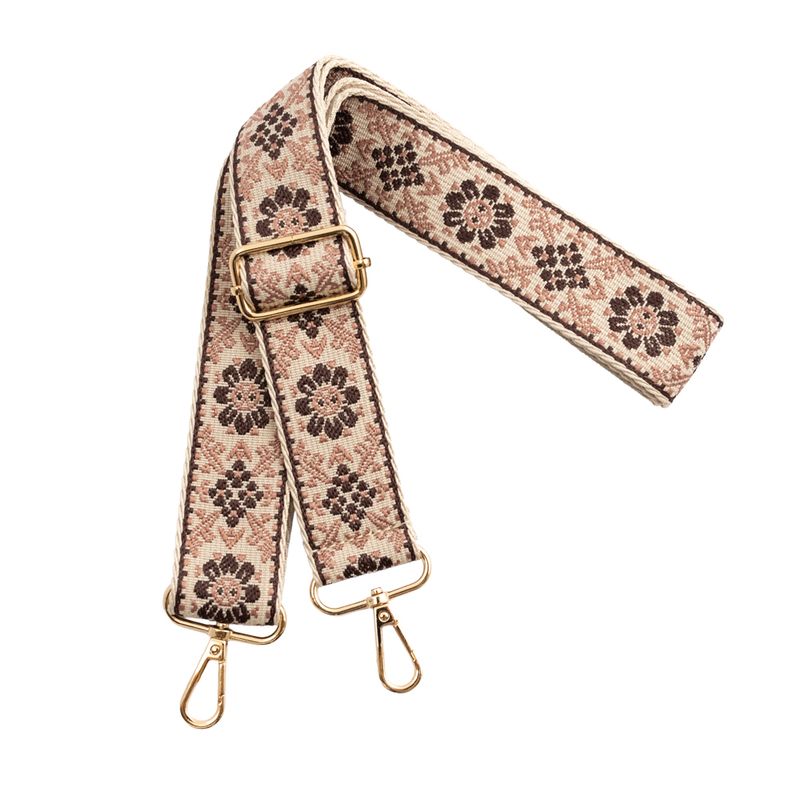 Skulderreim Beige/brun 130cm