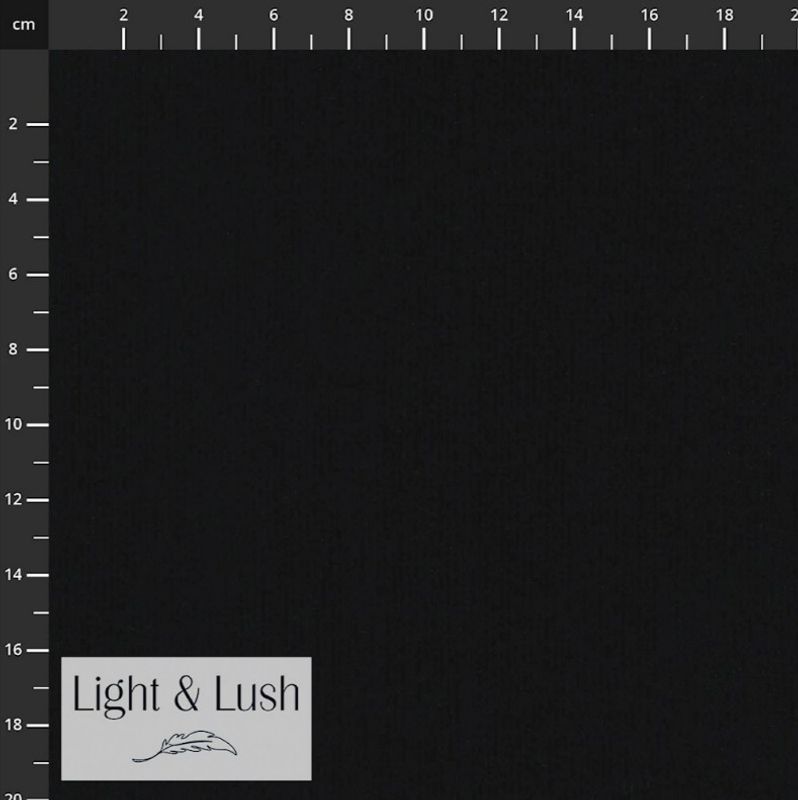 Merinoull/silke - svart, Light & Lush