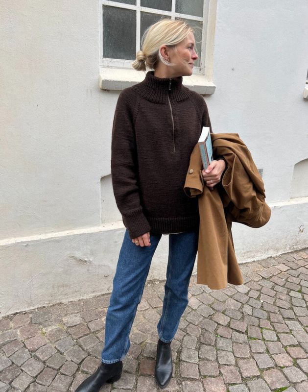 Zipper Sweater Light