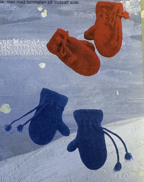 Hovedbilde Votter, rødnisse - Jul på ...