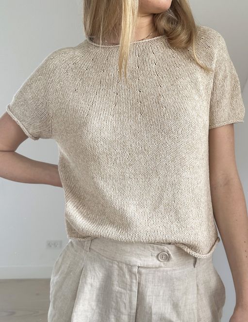Hovedbilde Plain Yoke Tee 20 (oppskrift)