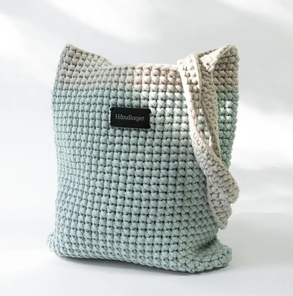 Hovedbilde Tofarget heklet veske - ...