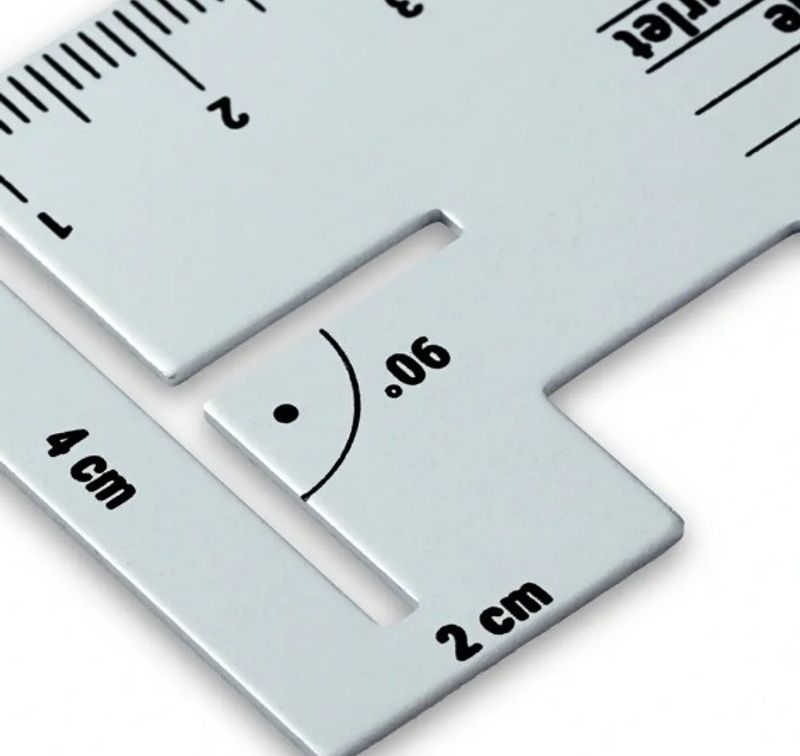 Sømmåler, aluminium