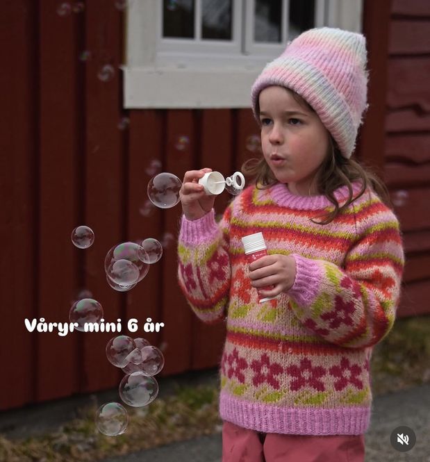 Hovedbilde Våryr genser mini - rosa