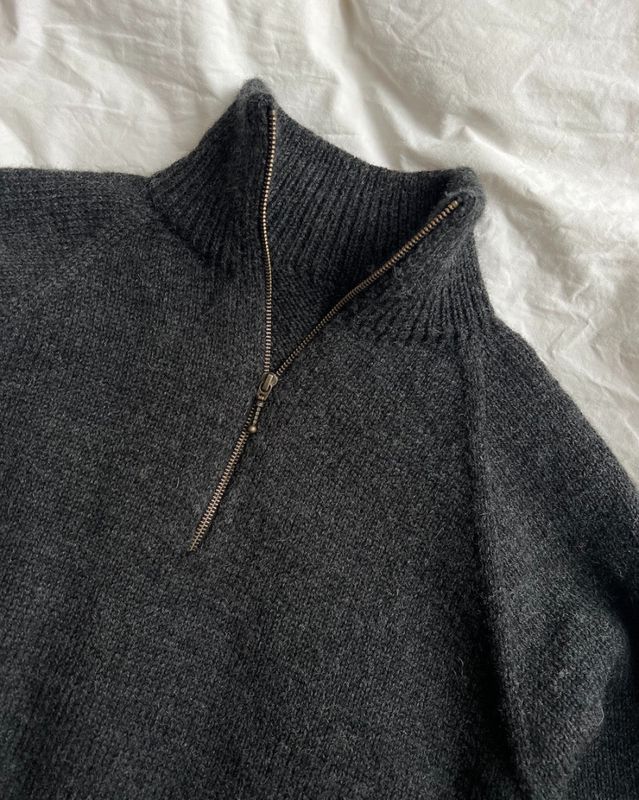 Zipper Sweater Man - Light (papir)