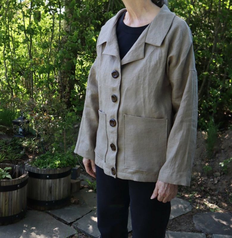 Lone Linjakke (XS – 4XL) - Papir