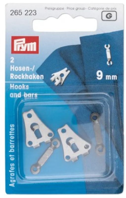 Buksehekter 9 mm, svart