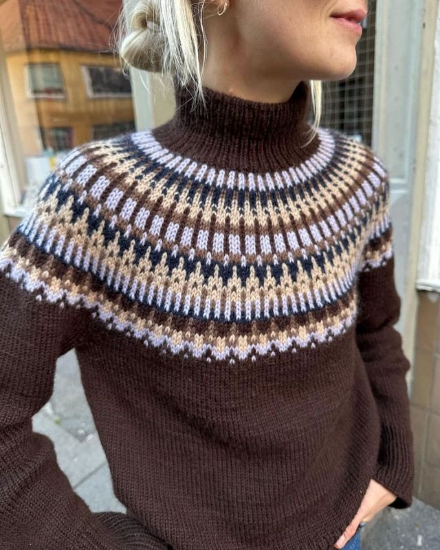 Celeste Sweater - Cacao nibs