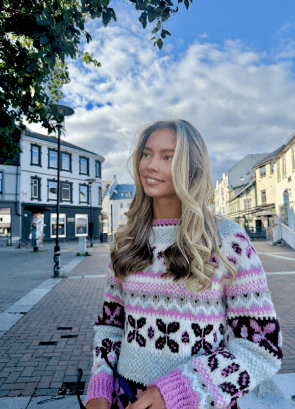 Genser til byen - rosa