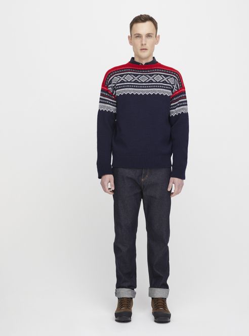 Hovedbilde Marius Herre Marineblå/rød