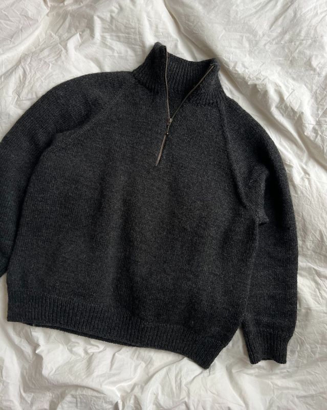 Zipper Sweater Man - Light (papir)