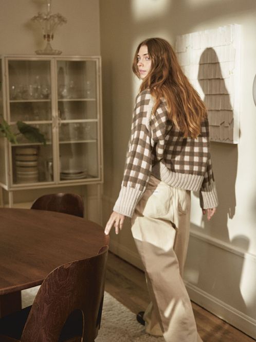 Hovedbilde Gingham Sweater